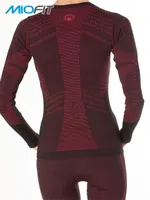 MioFit Comfortable Fit Dry Bayan Tişört Siyah-Pembe görsel 5