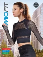 MioFit Obsidian Seamless Bayan Tişört Siyah