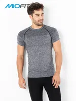 MioFit Phantom Seamless T-shirt Gri detay görünüm