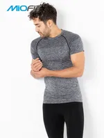 MioFit Phantom Seamless T-shirt Gri farklı açı
