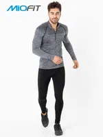 MioFit Ultimate Half Zip Hoodie Gri görsel 5
