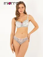 Miorre Dantel Push Up Sütyen Takım 148-006965 Ekru detay görünüm