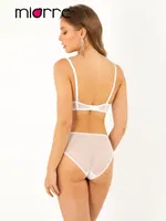 Miorre Dantel Push Up Sütyen Takım 148-006965 Ekru görsel 5