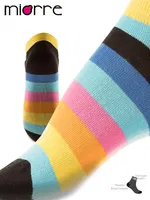 Miorre 2'li Pamuklu Bayan Çorabı Mor No.2 Asorti