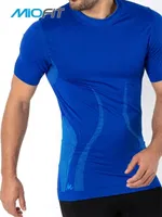 Miorre Active Wear Kısa Kollu Fonksiyonel T-shirt Mavi görsel 4