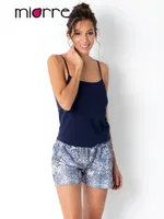 Miorre Bayan Şortlu Pijama Takım Lacivert görsel 9