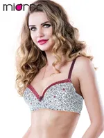 Miorre Boş Kap Vintage Floral Sütyen Bordo detay görünüm