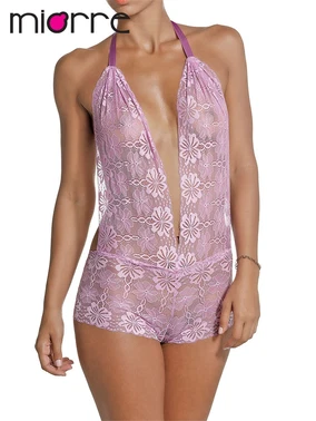 Miorre Göğüs Dekolteli Miorre Dantel Babydoll - Alternatif Görünüm