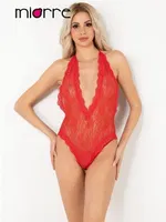 Dantelli Miorre Kadın Fantezi Babydoll Kırmızı