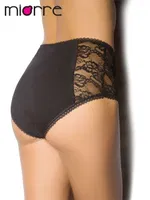 Dantelli Yüksek Bel Külot Miorre 001-013145 Siyah görsel 4