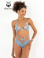 Miorre Fantezi Mavi Babydoll Sütyen Takım Mavi detay görünüm