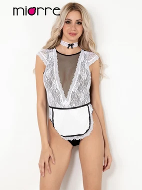 Miorre Miorre Dantelli Fantezi Hizmetçi Kostümü