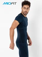 Miorre Miofit Cool Dry Seamless Tişört Lacivert farklı açı
