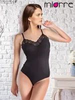 Miorre Modal Çitçitli Body Siyah detay görünüm