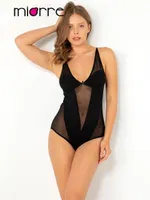 Miorre Modal Çitçitli Fantezi Body Siyah detay görünüm