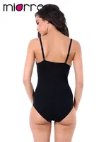 Miorre Modal Dantelli Fantezi Çitçitli Body Siyah görsel 6