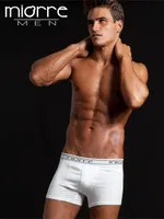 Miorre Modal Erkek Strech Boxer Beyaz detay görünüm