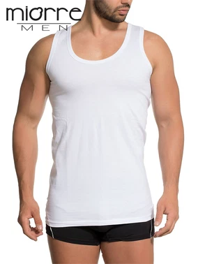 Miorre Miorre Yüzde yüz Pamuk Penye Erkek Atlet - Büyük Beden Seçenekleri - Alternatif Görünüm