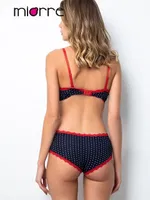 Miorre Push Up Puantiyeli Sütyen Takım Lacivert görsel 5