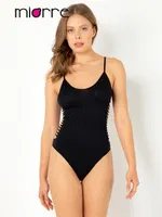Miorre Seamless Bodysuit Siyah detay görünüm