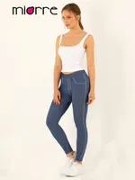 Miorre Seamless Dikişsiz Crop Tişört Beyaz farklı açı