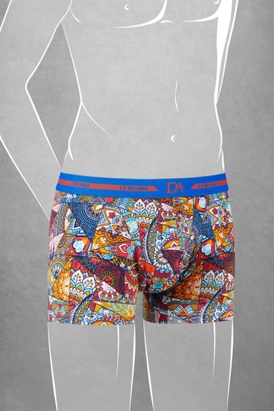 Modal Baskılı Patchwork Renkli Boxer Doreanse 613