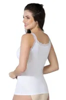 Modal Cotton Dantelli Atlet Beyaz Emay 1411 Beyaz görsel 5
