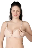 Modal Cotton Kaplı Emzirme Sütyeni Emay 1422 Ten görsel 5