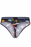 Modal Fantazi String Baskılı Renkli Sexy Tanga Doreanse 1264 Memox farklı açı