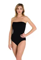 Modal Straplez Çıtçıtlı Body İmer 9262 Siyah