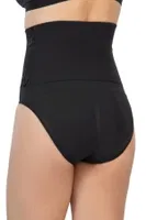Önü Dantelli Yüksel Bel Slip Korse Emay 2090 Siyah görsel 4