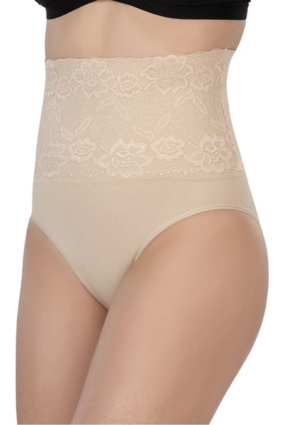 Önü Dantelli Yüksel Bel Slip Korse Emay 2090