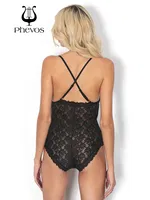 Phevos Siyah Fantezi Dantelli Babydoll Siyah görsel 5