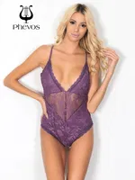 Phevos Mor Fantezi Dantelli Babydoll Mor görsel 4