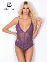 Phevos Mor Fantezi Dantelli Babydoll Mor görsel 6