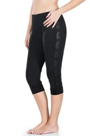 Derya Kurşun Şeritli Kısa Kadın Tayt Derya Kurşun 417