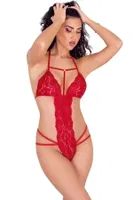 Kırmızı Bodysuit Sistina 917