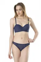 Soft Cup Straplez Sütyen Takım Fabony 4030 Lacivert görsel 8