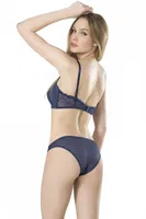 Soft Cup Straplez Sütyen Takım Fabony 4030 Lacivert görsel 9