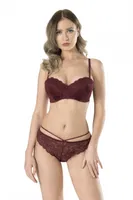 Soft Cup Straplez Sütyen Takım Fabony 4090 Bordo