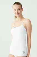 Us Polo 66000 İp Askılı Atlet Beyaz görsel 5