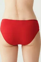 Us Polo 67002 5'li Yüksek Bel Slip Siyah-Beyaz-Ten-Somon-Kırmızı görsel 5