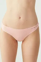 Us Polo 67005 5'li Kıl Lastikli String Siyah-Beyaz-Ten-Somon-Kırmızı görsel 4