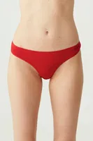 Us Polo 67005 5'li Kıl Lastikli String Siyah-Beyaz-Ten-Somon-Kırmızı detay görünüm