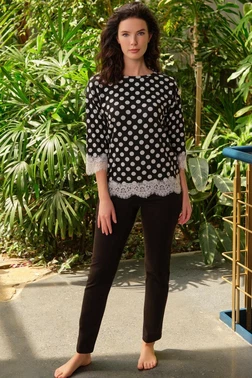 Anıl Uzun Kol T-Shirt ve Pantolon Pijama Takım Anıl 9760