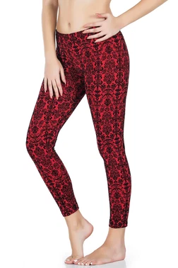 Derya Kurşun Varak Desenli Kadın Tayt Derya Kurşun 457