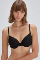 Violet Badem Boş Cup Tek Sütyen Eros ERSK120 Siyah görsel 4