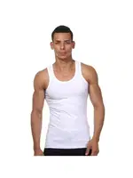 Pamuklu Penye Atlet Anıt 1168 - 6 Adet Beyaz detay görünüm