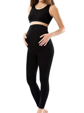 Penye Uzun Hamile Tayt Pamuklu Anıt 3273