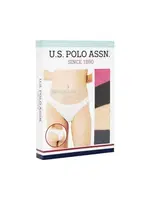 5 Li Brazilian Slip US Polo 67007 Siyah-Beyaz-Ten-Somon-Kırmızı görsel 9